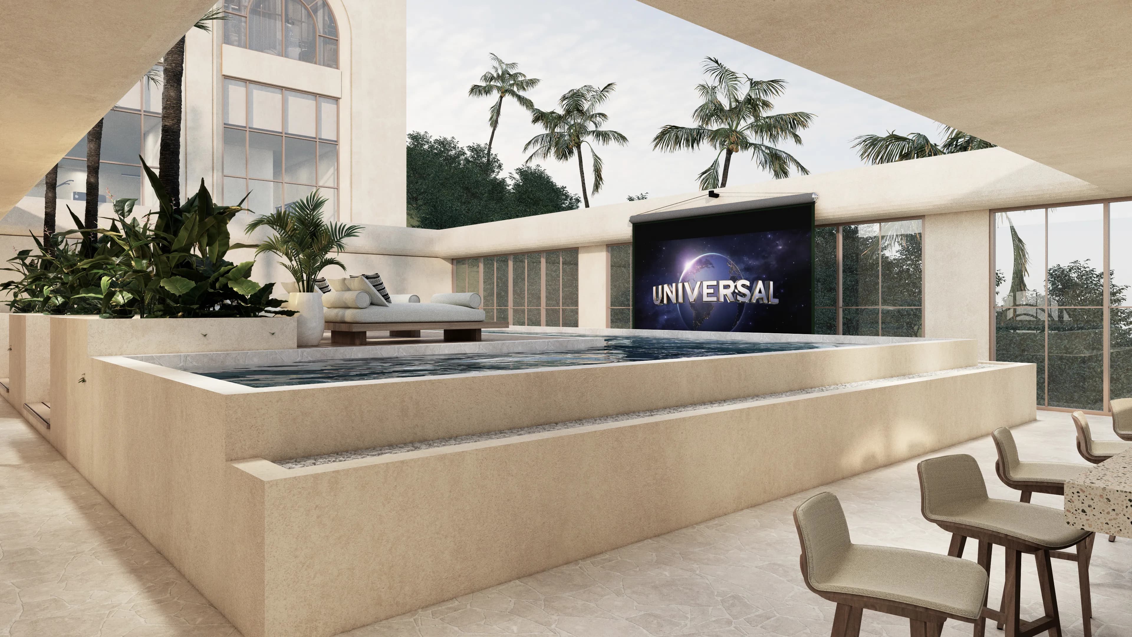 Coco Hills amenity Outdoor Cinema - Badung, Dubai - by Coco Development Group