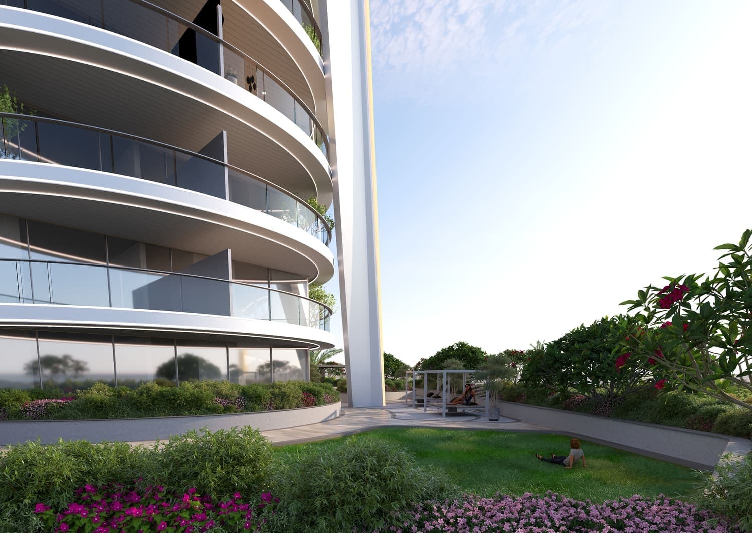 Colibri Views amenity Cabana Seating - Rak Central, Dubai - by Major Developments
