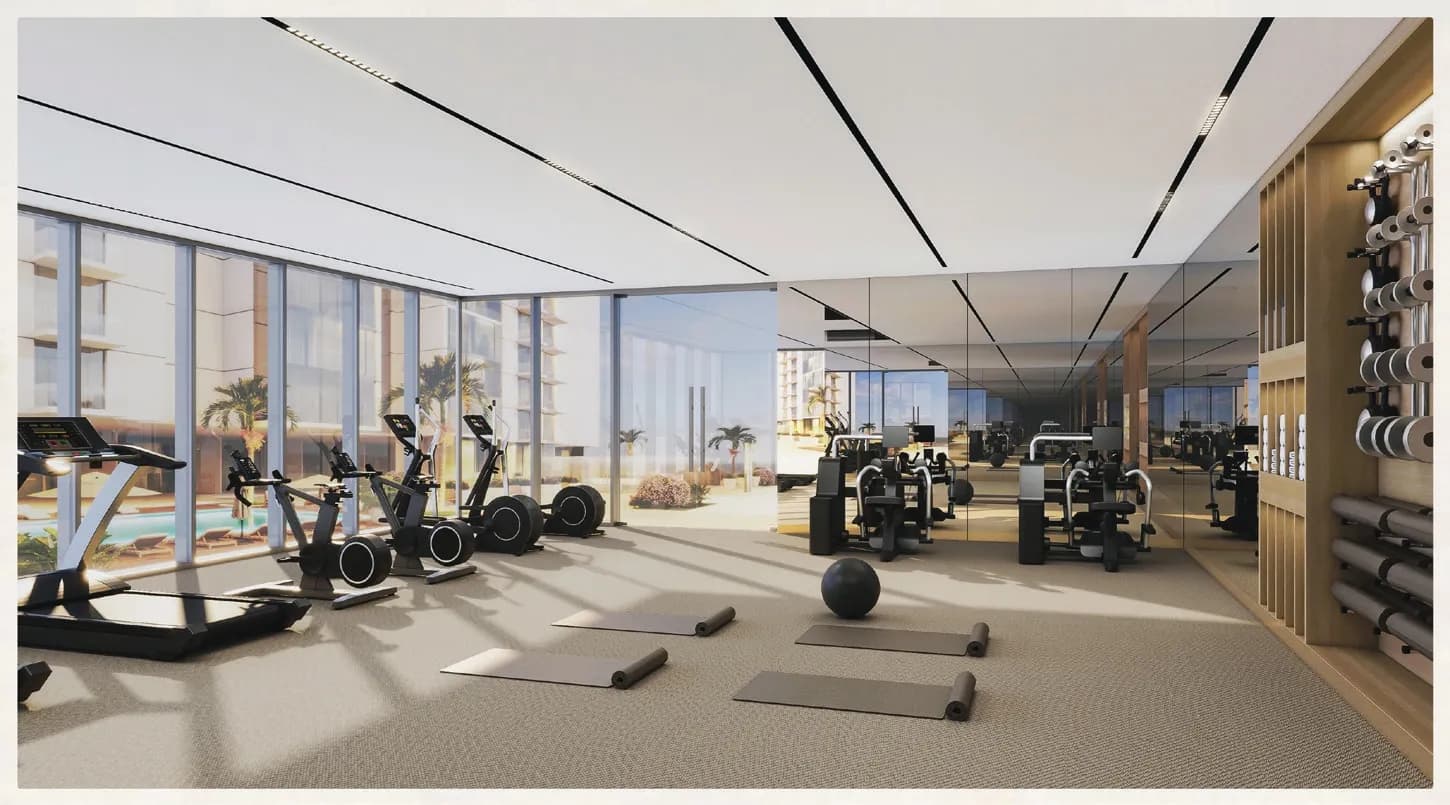 Comfort by Roof amenity Gym - Dubai Land Residence Complex, Dubai - by Roof Enterprises & Development