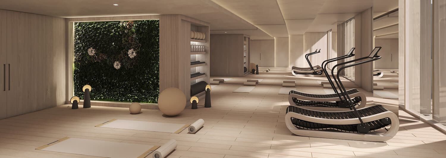 Concept 7 Residences amenity Gym in JVC (Jumeirah Village Circle), Dubai, by Condor Group
