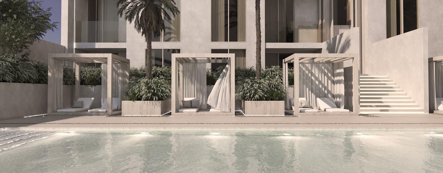 Concept 7 Residences amenity Swimming Pool in JVC (Jumeirah Village Circle), Dubai, by Condor Group