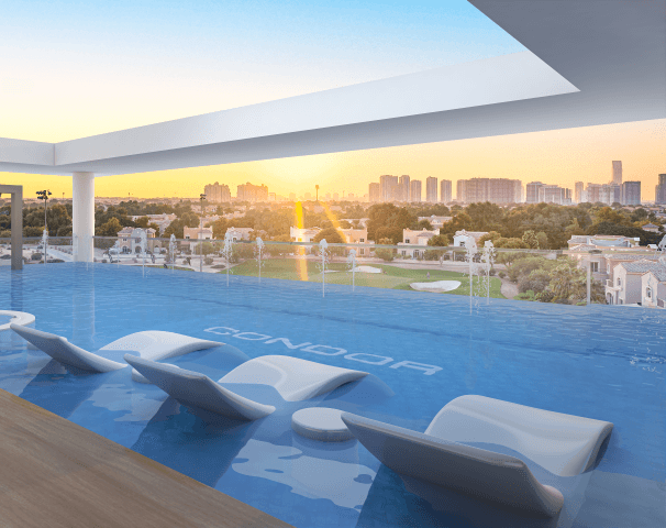 Condor Golf Links 18 amenity 2 Infinity Pools - Dubai Sports City, Dubai - by Condor Group