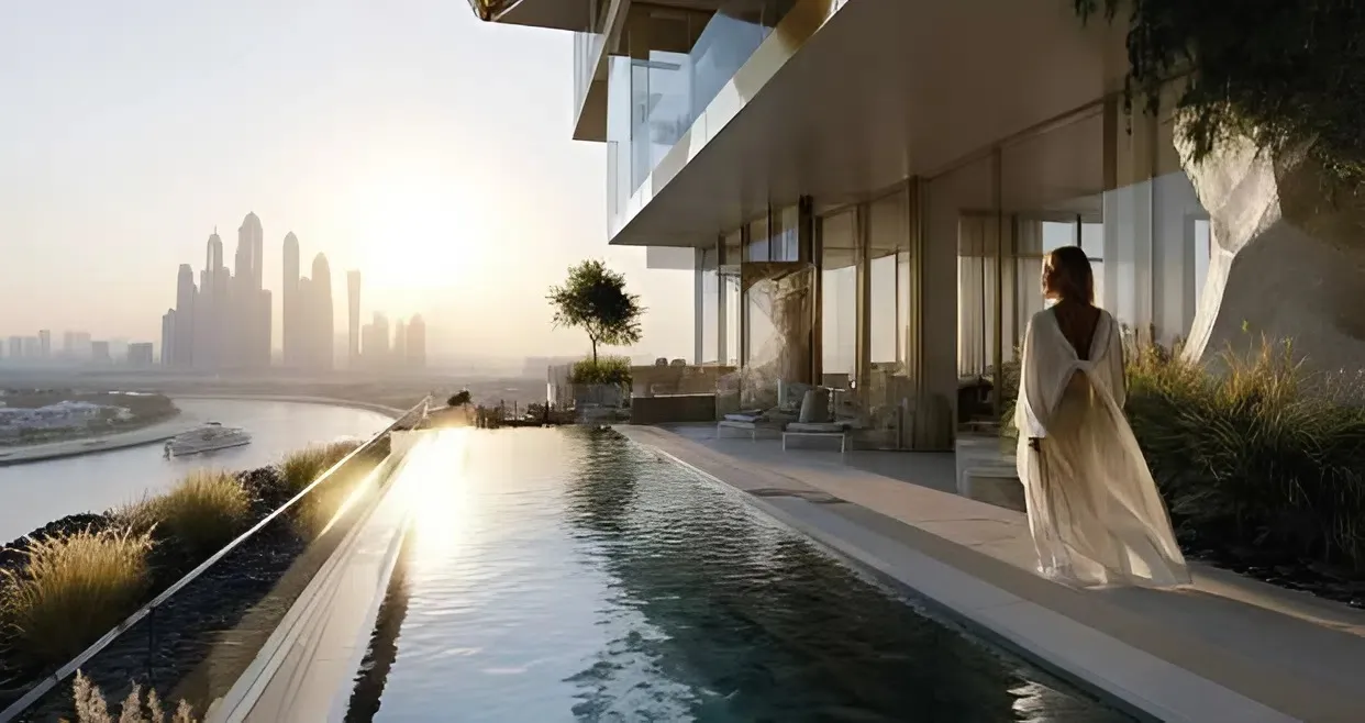Coralis Residences amenity Landscaped Deck & Pool - Meydan, Dubai - by Palladium Prime Real Estate Development
