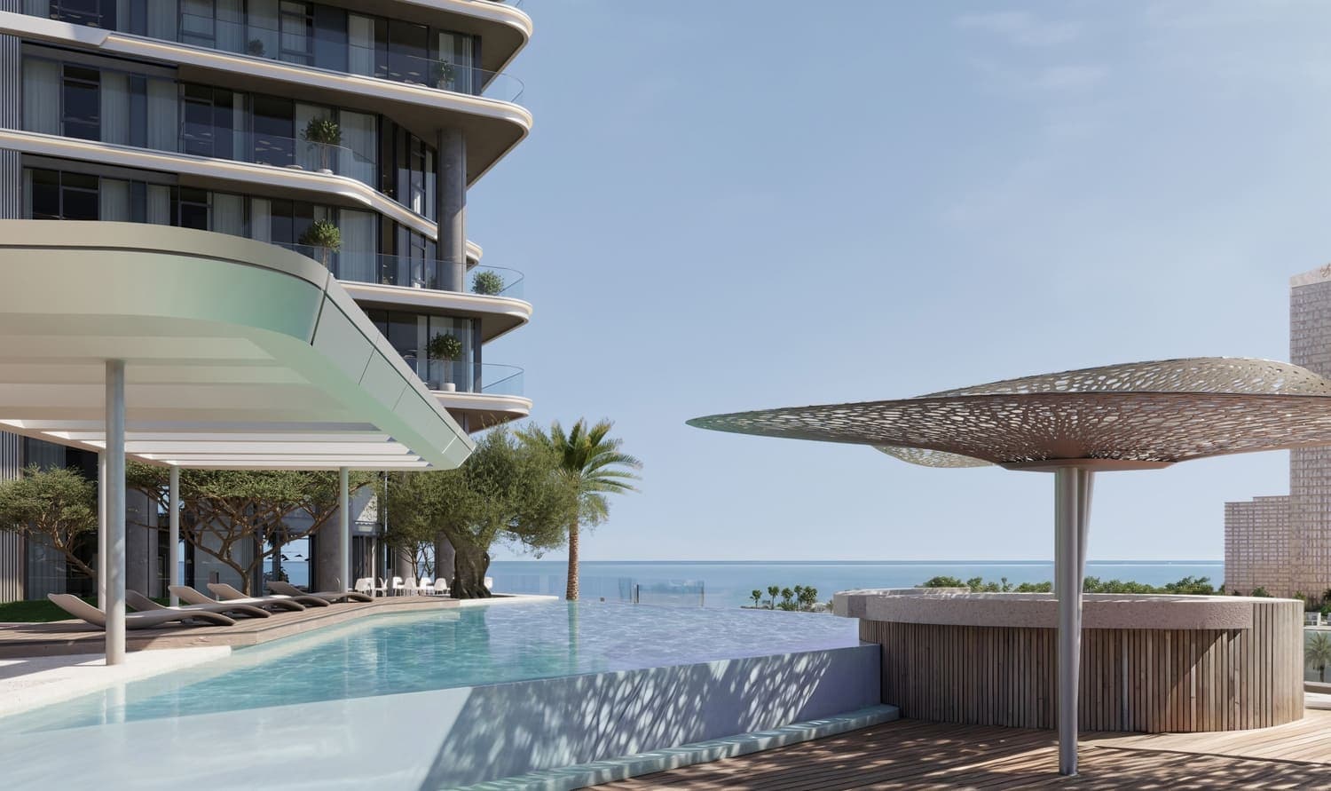 Costa Mare amenity Family Pool - Al Marjan Island, Dubai - by Ellington