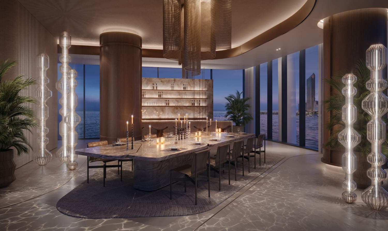 Costa Mare amenity Immersive Dining in Al Marjan Island, Ras Al Khaimah, by Ellington