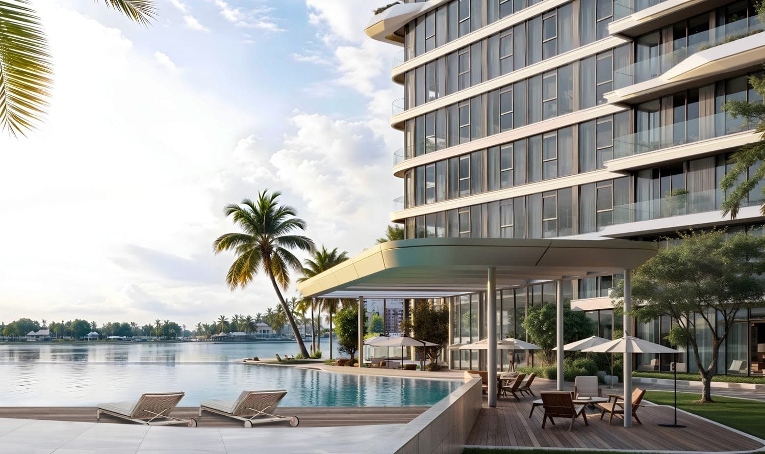 Costa Mare amenity Main Pool - Al Marjan Island, Dubai - by Ellington