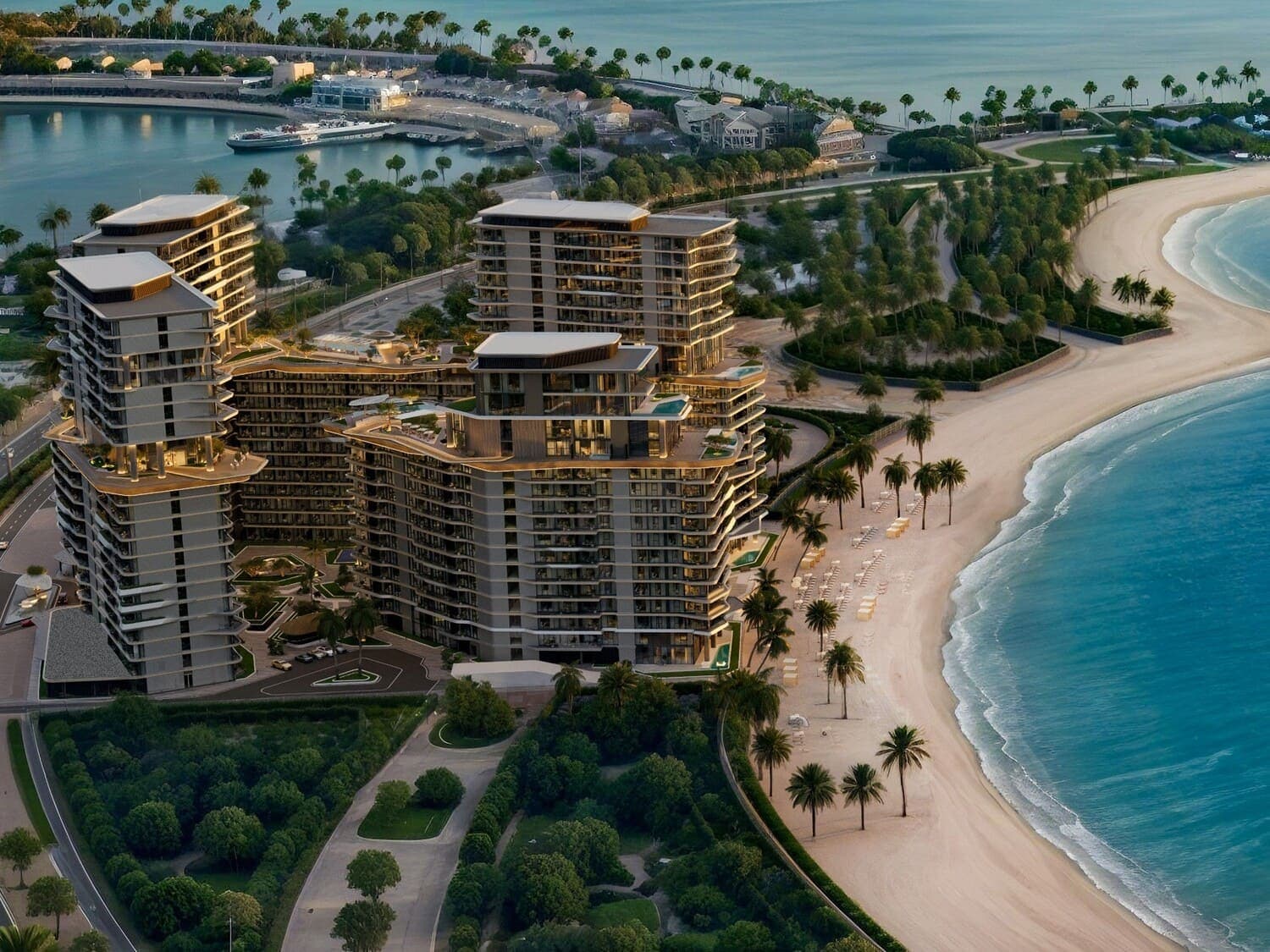 Costa Mare amenity Private Beach - Al Marjan Island, Dubai - by Ellington