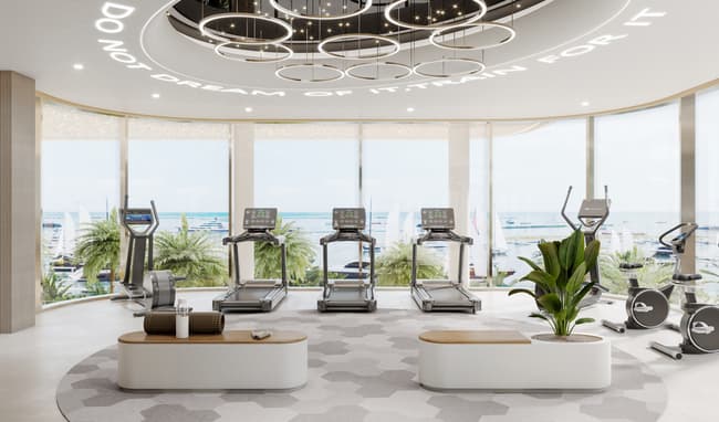 Cotier House 2 amenity Fitness Centre - Dubai Islands, Dubai - by Imtiaz Development