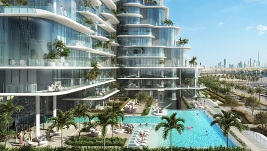 Cotier House 2 amenity Infinity Swimming Pool in Dubai Islands, Dubai, by Imtiaz Development