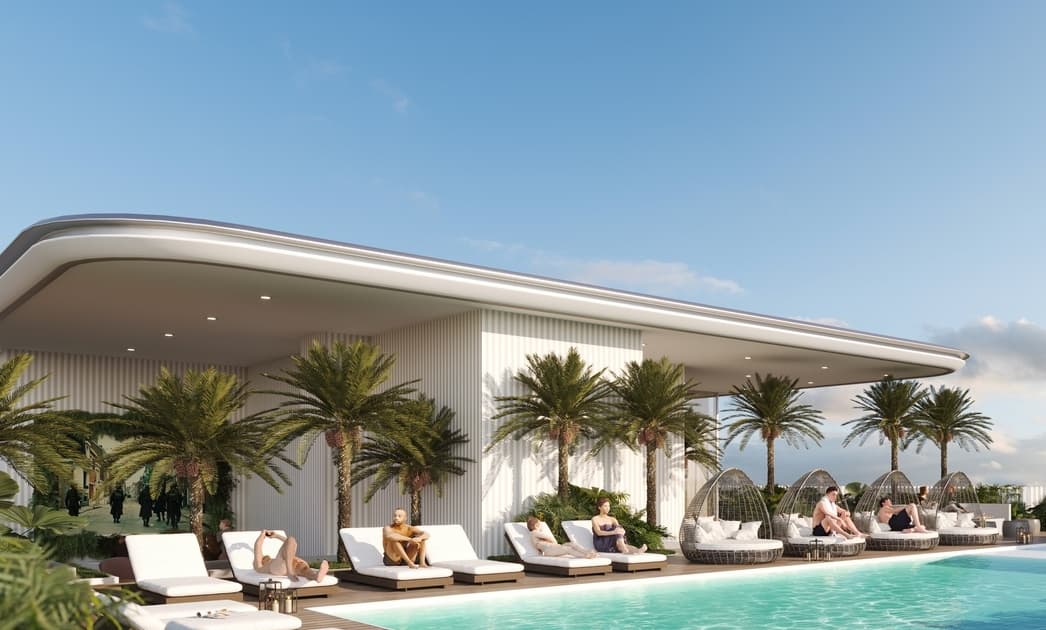 Cove Edition 2 amenity Rooftop Lounges - Dubailand Residence Complex, Dubai - by Imtiaz Development