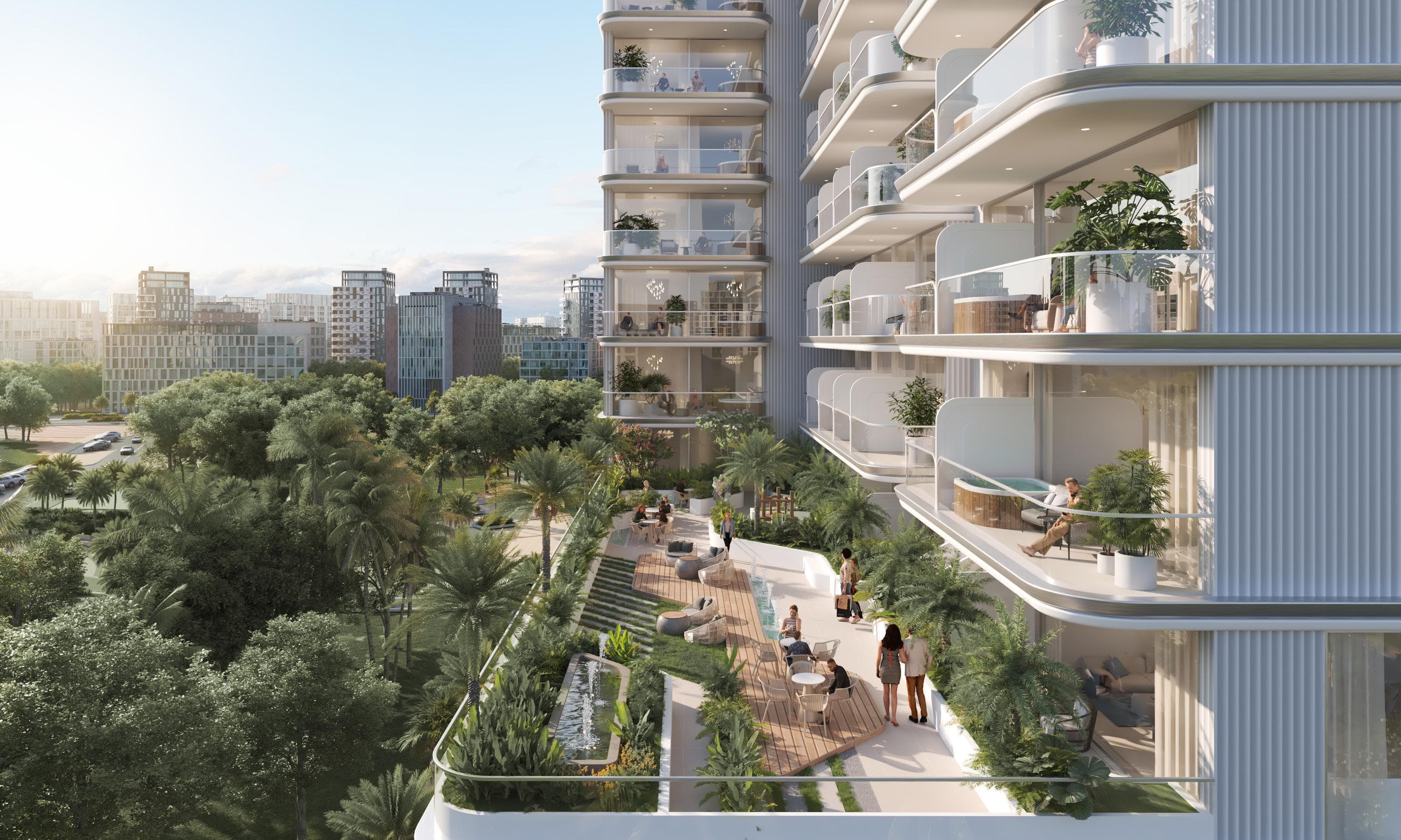 Cove Edition 3 amenity Seating Zone & Meating Area - Dubailand Residence Complex, Dubai - by Imtiaz Development