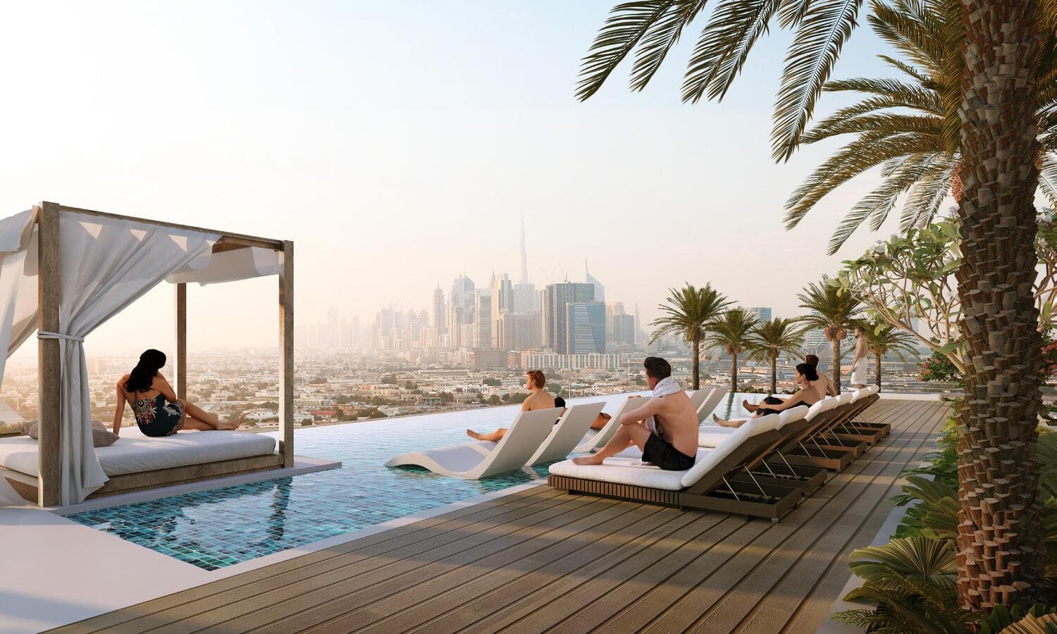Cove Edition 5 amenity Inginity Pool - Dubailand Residence Complex, Dubai - by Imtiaz Development