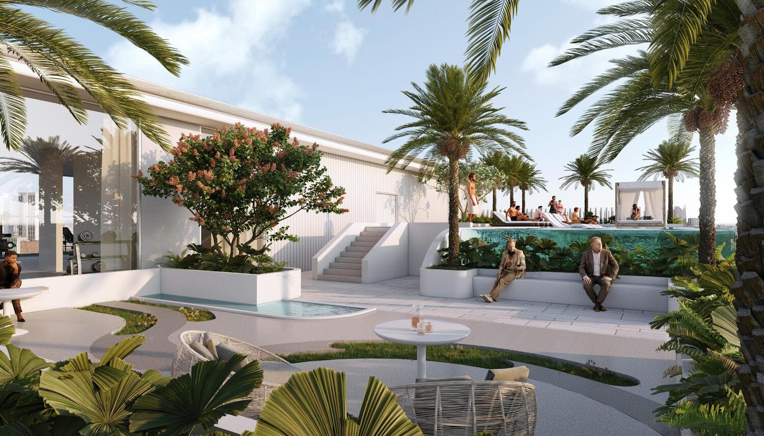 Cove Edition 5 amenity Seating Zone - Dubailand Residence Complex, Dubai - by Imtiaz Development
