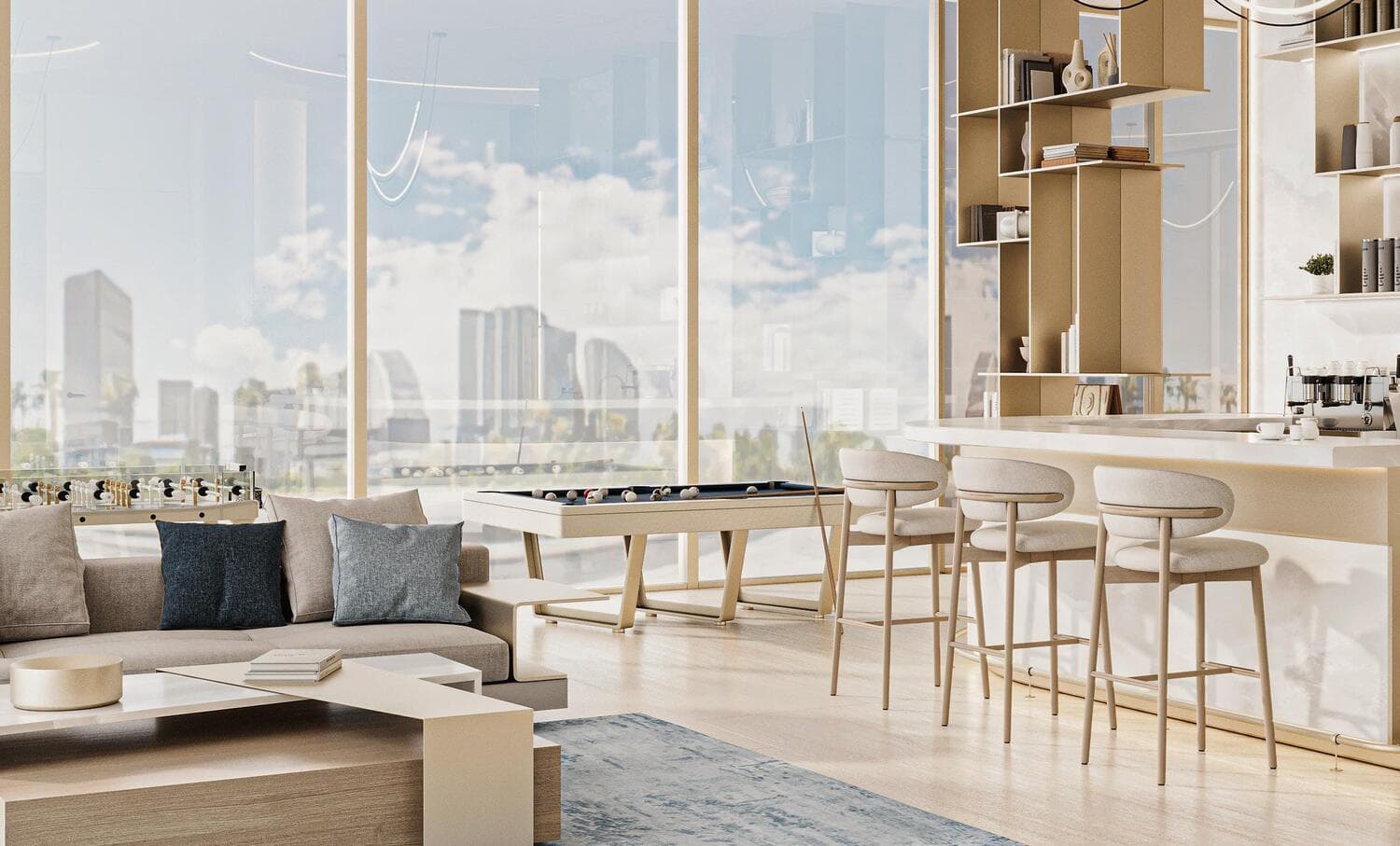 Cove Edition 6 amenity Clubhouse in Dubailand Residence Complex, Dubai, by Imtiaz Development