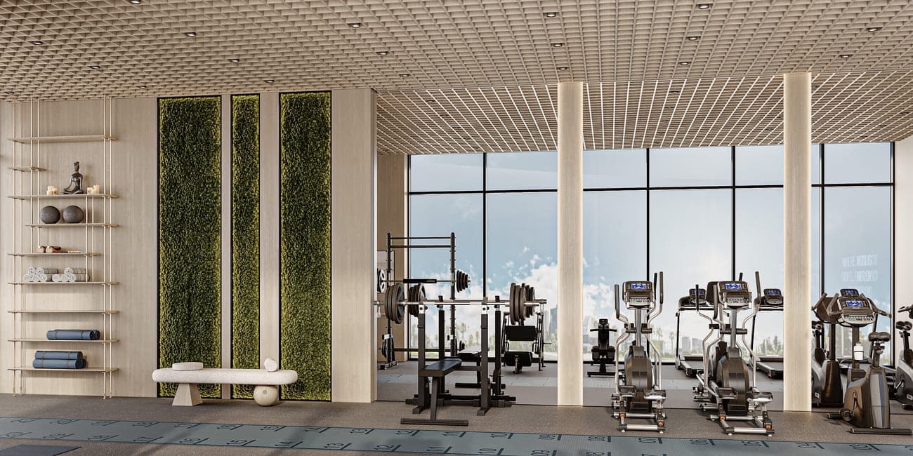Cove Edition One amenity Indoor Gym - Dubailand Residence Complex, Dubai - by Imtiaz Development