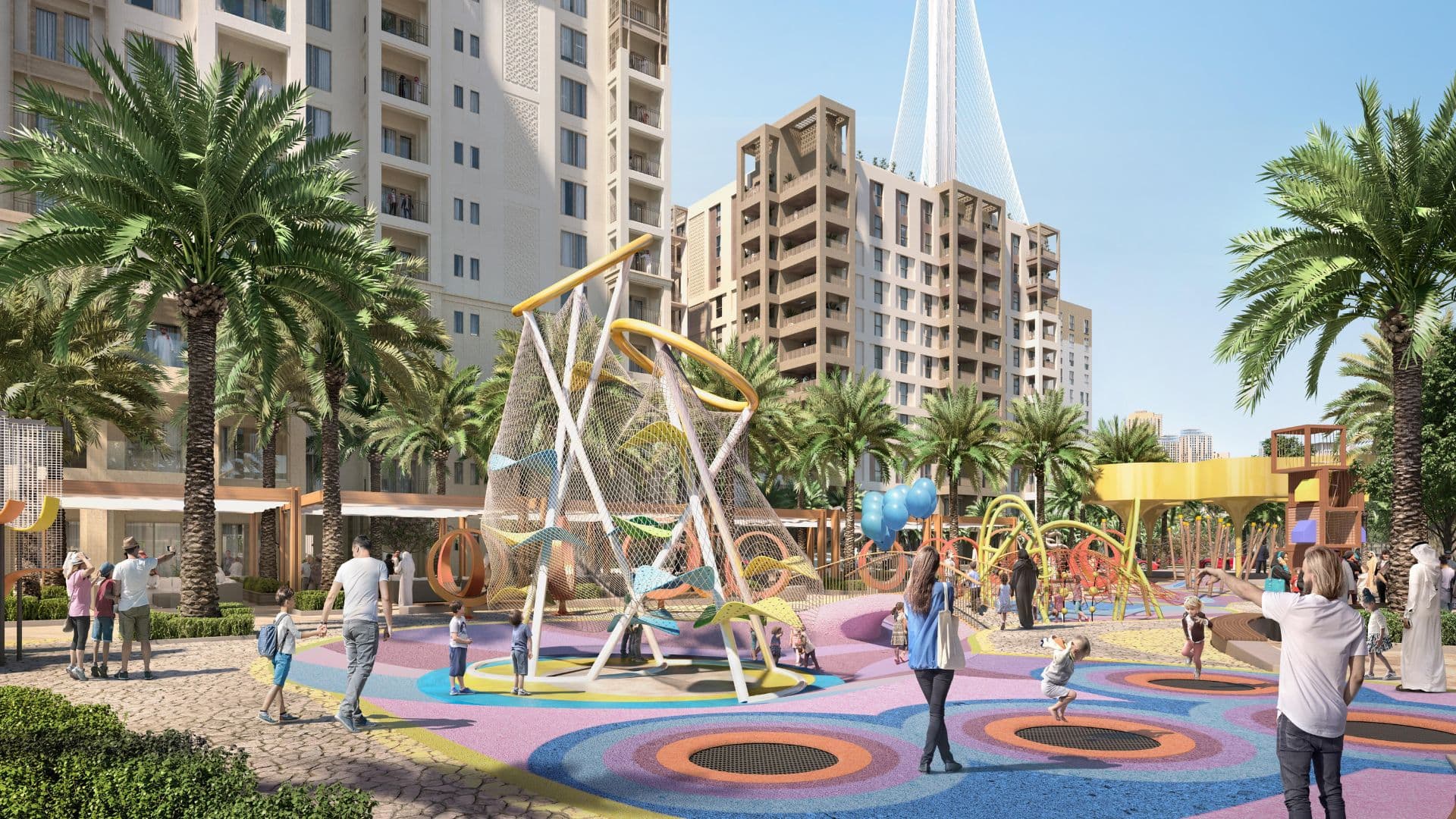 Creek Beach Orchid amenity Children’S Play Areas - Dubai Creek Harbour, Dubai - by Emaar