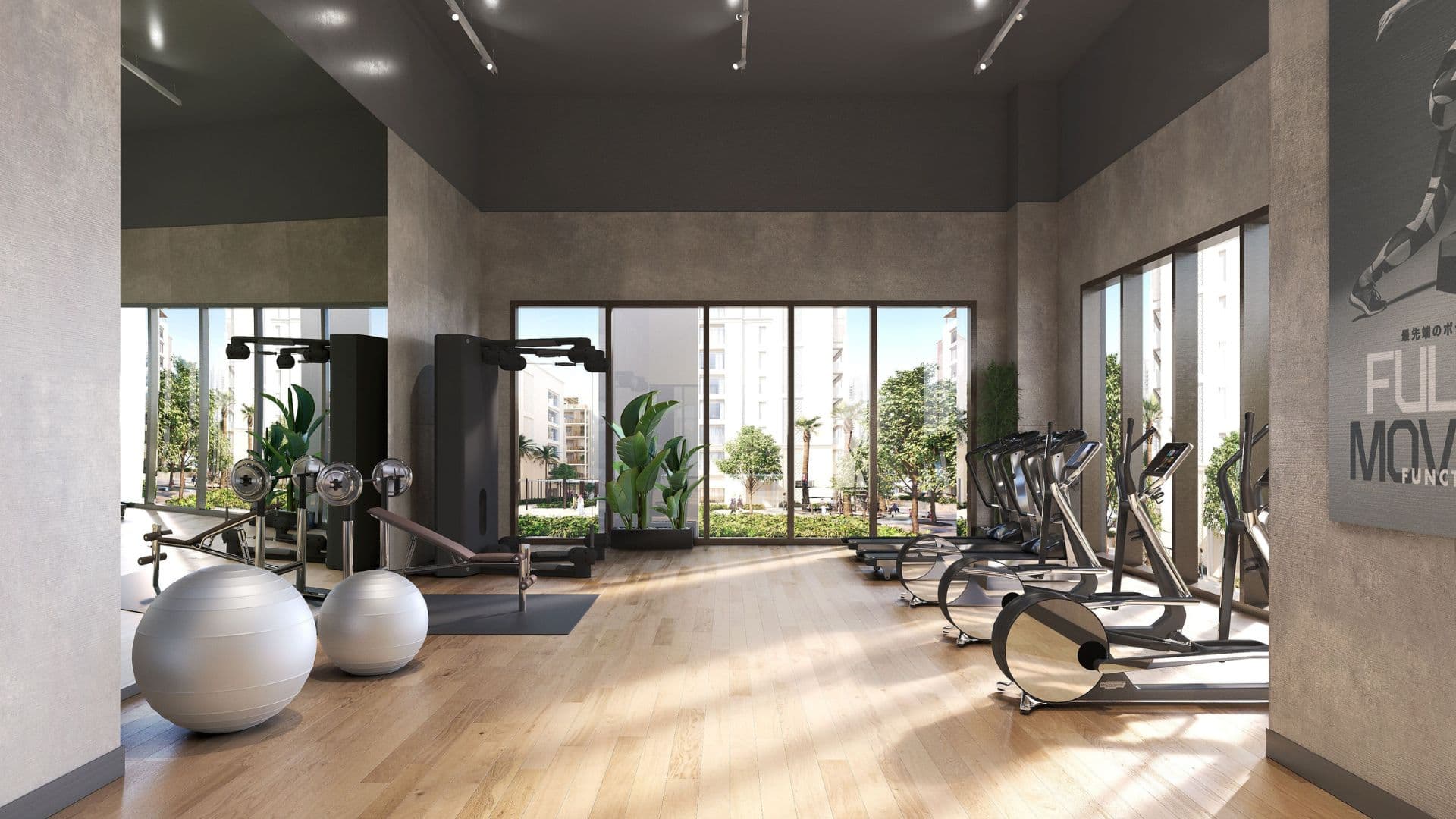 Creek Beach Orchid amenity Gym - Dubai Creek Harbour, Dubai - by Emaar