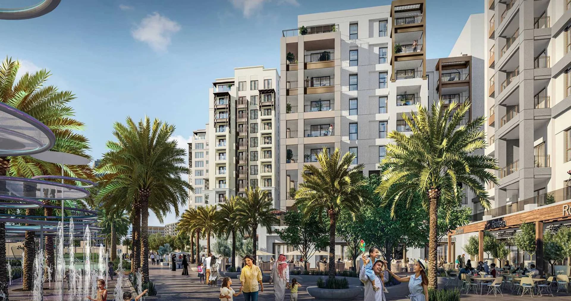 Creek Beach Orchid exterior view - Dubai Creek Harbour, Dubai - by Emaar