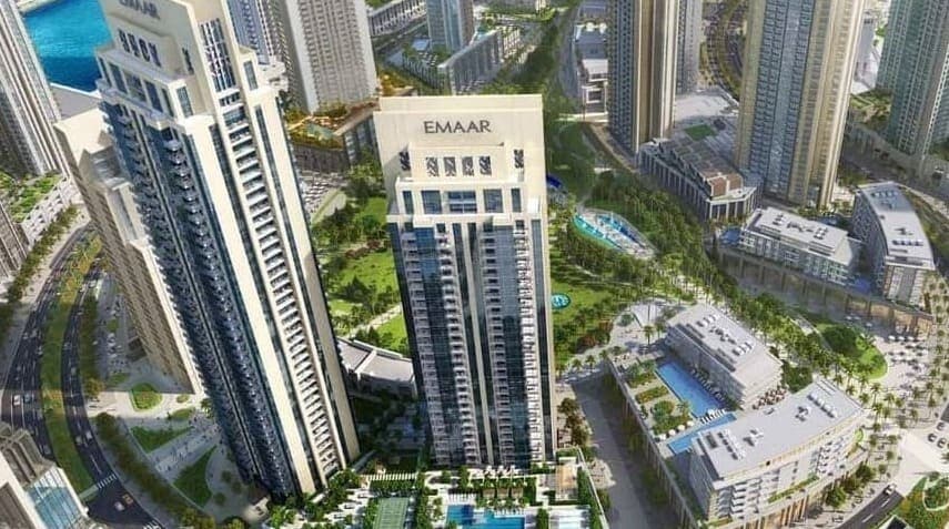 Creek Rise Tower 1 exterior view - Dubai Creek Harbour, Dubai - by Emaar