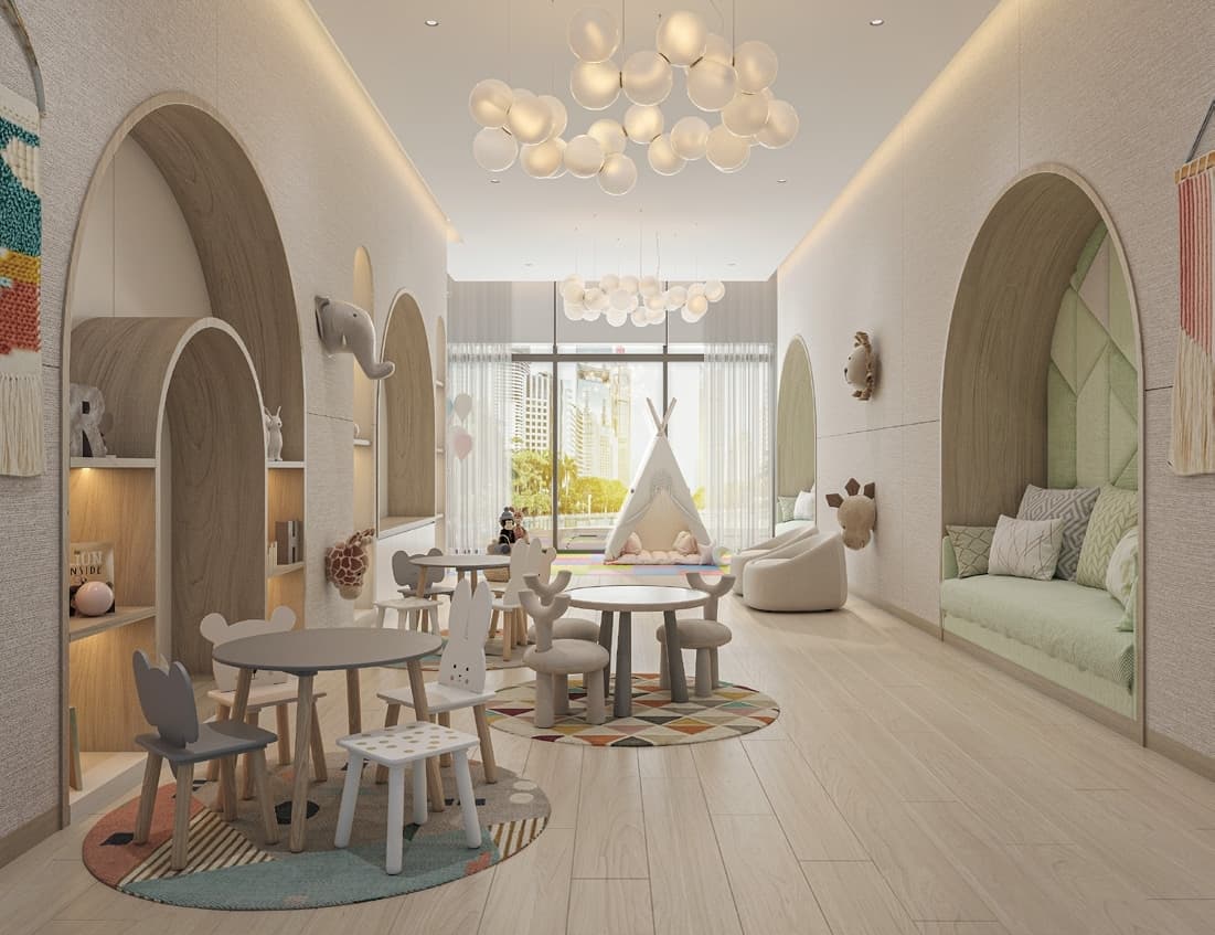 Creek Views 3 amenity Kid’S Play Areas - Al Jaddaf, Dubai - by Azizi