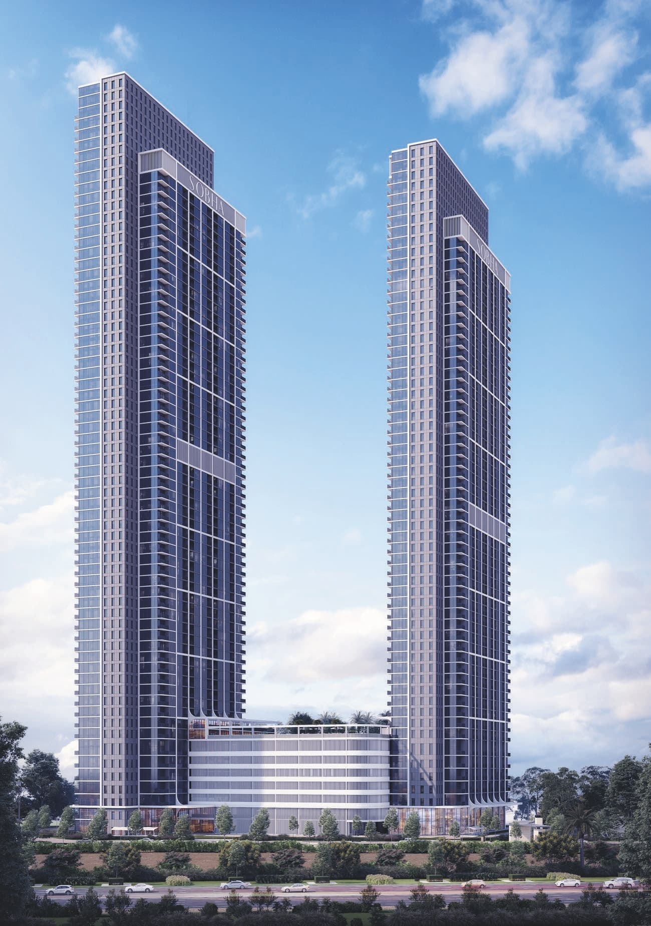 Creek Vista Heights exterior view - Sobha Hartland, Dubai - by Sobha