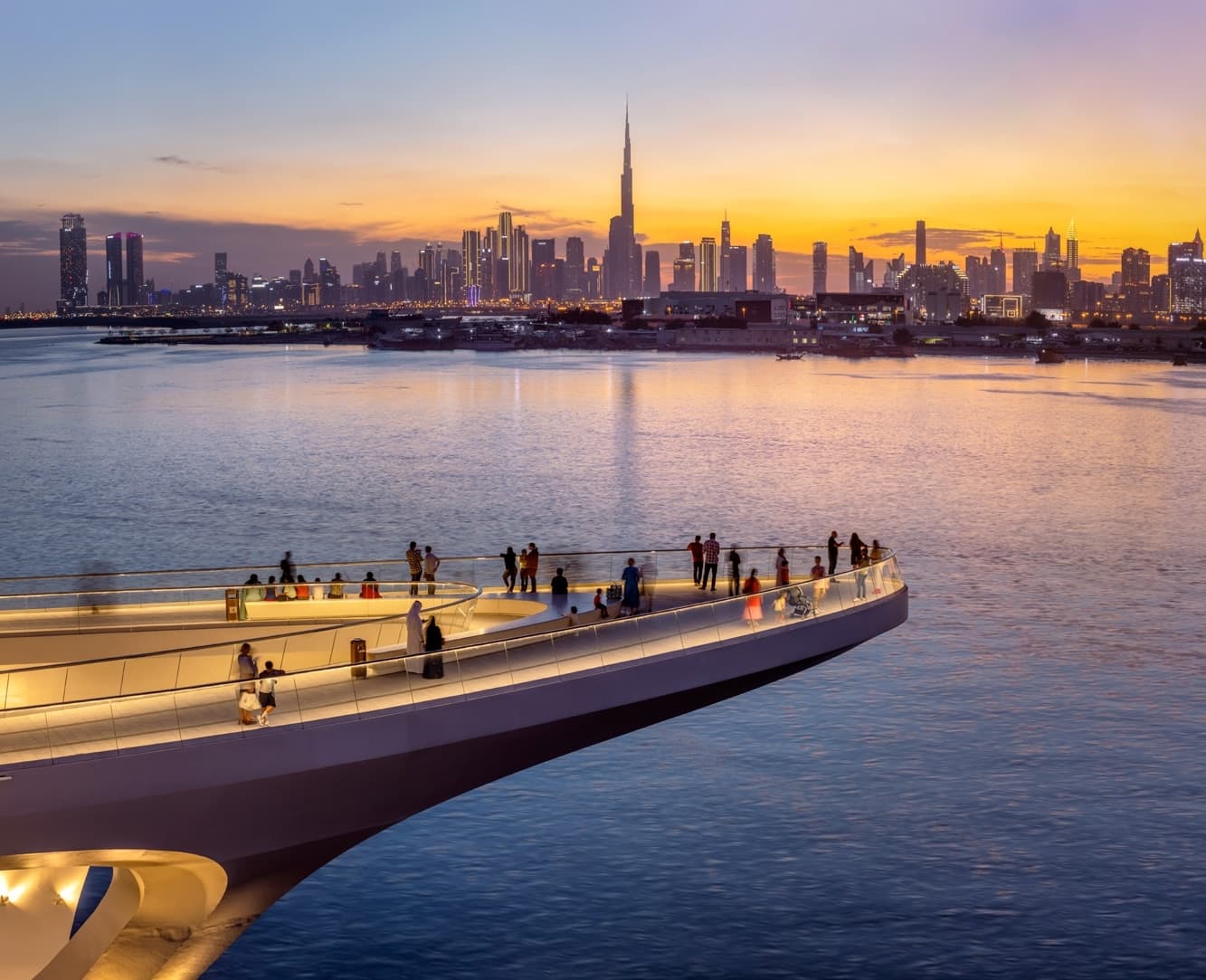 Creek Waters amenity Viewing Decks in Dubai Creek Harbour, Dubai, by Emaar