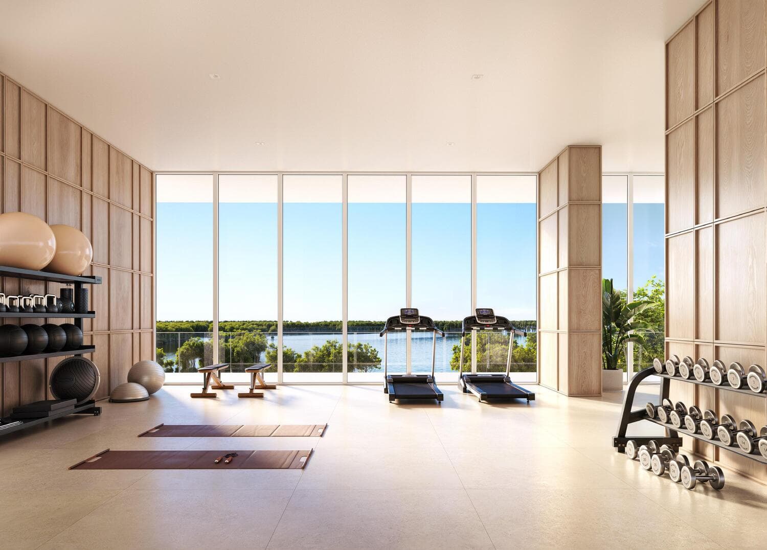 Creekside Residence amenity Gym - Al Zorah City, Dubai - by Al Zorah Development Company