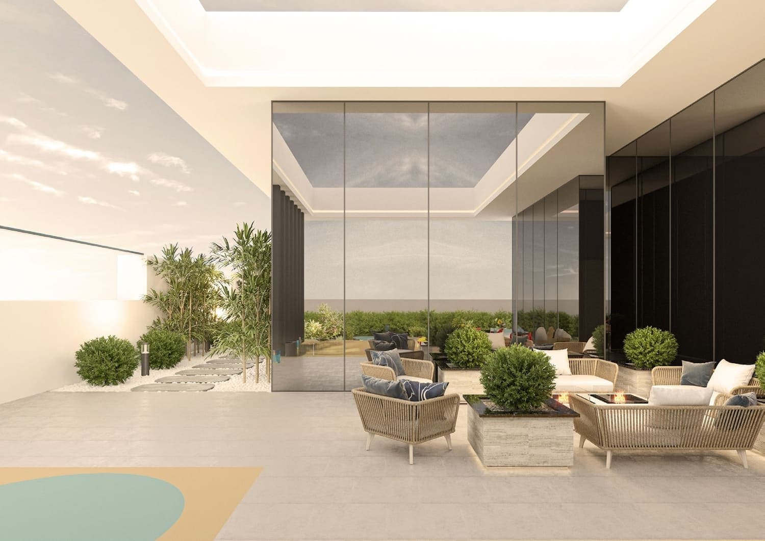 Cresswell Residences amenity Roof Garden - Dubai South, Dubai - by Esnad Management