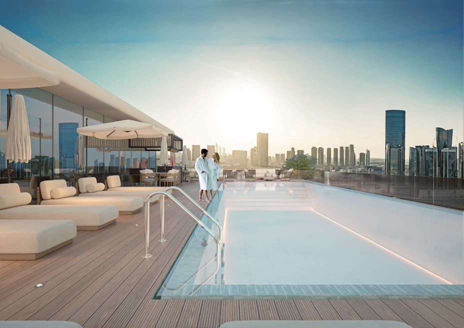 Cresswell Views amenity Swimming Pool in Dubai South, Dubai, by Arady Properties P.S.C.