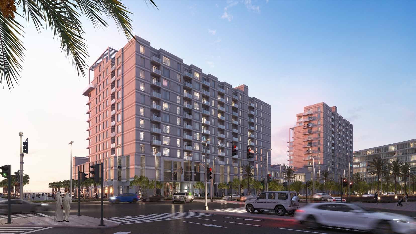 Crystal Residences Tower 2 exterior view - Maryam Island, Dubai - by Eagle Hills