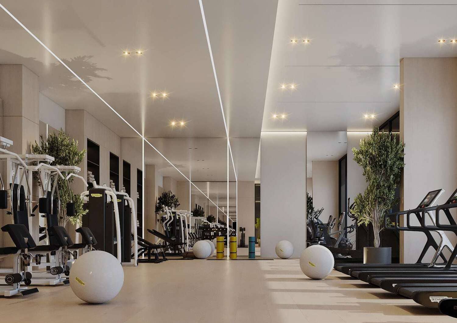 Cubix Residences amenity Indoor Gym - JVC (Jumeirah Village Circle), Dubai - by Qube Development