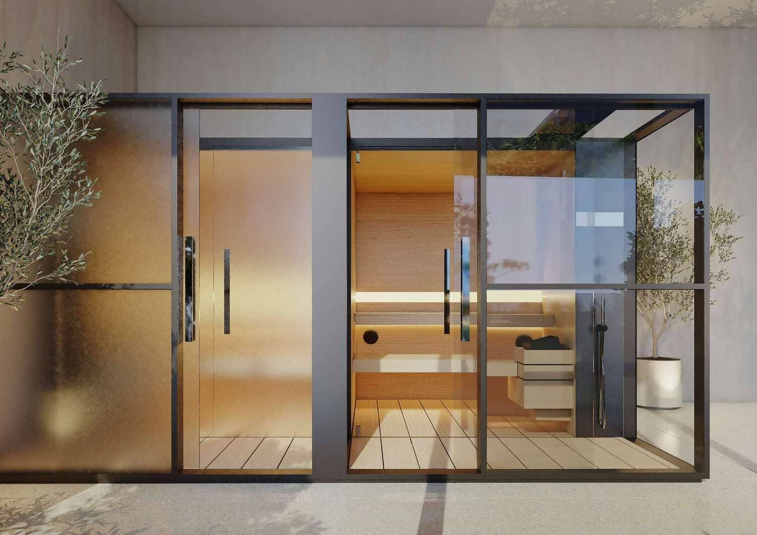 Cubix Residences amenity Sauna & Steam Room - JVC (Jumeirah Village Circle), Dubai - by Qube Development