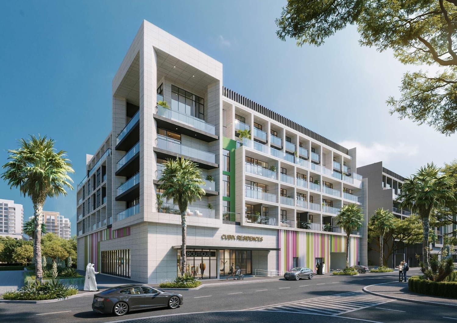 Cubix Residences exterior view - JVC (Jumeirah Village Circle), Dubai - by Qube Development