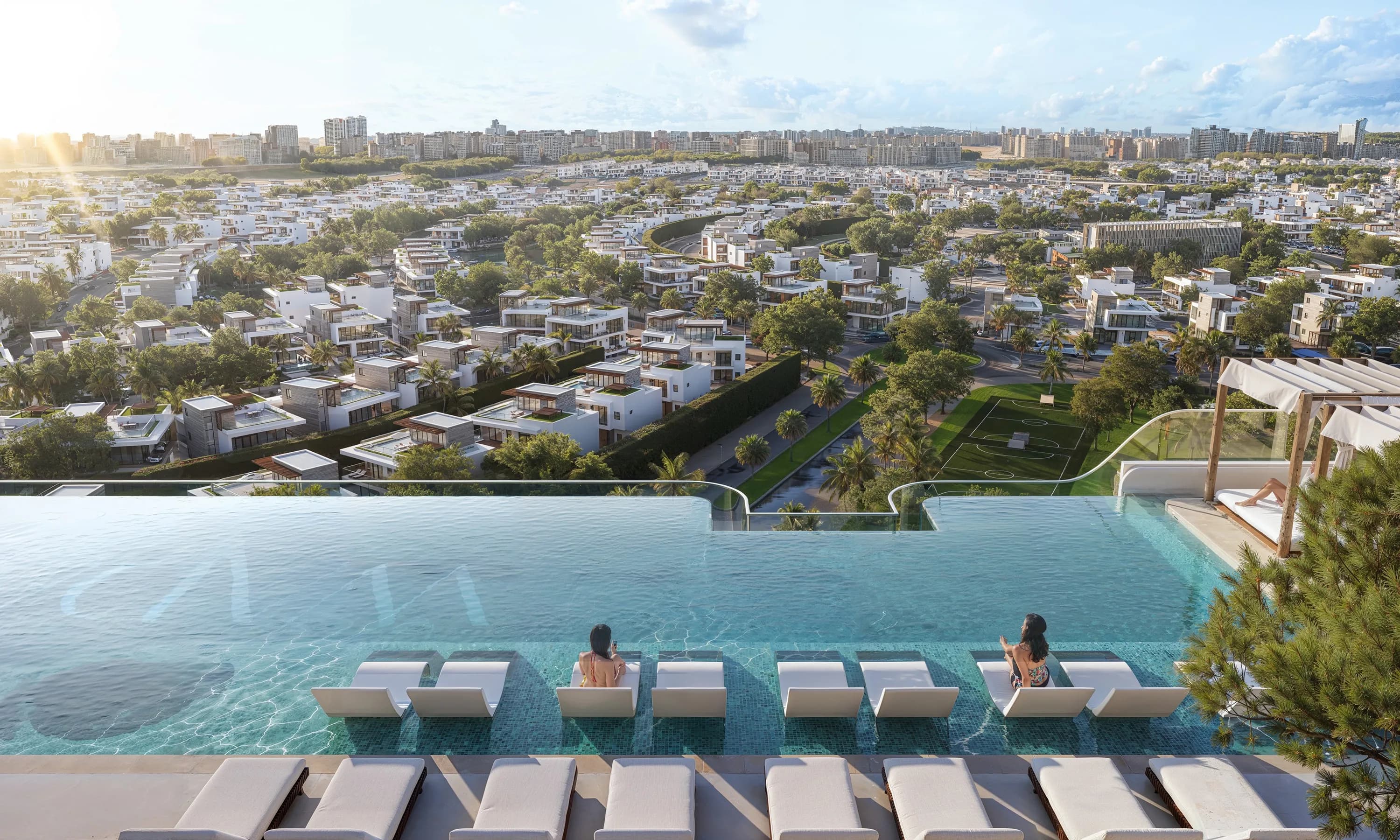 Cybele by Wadan amenity Infinity Pool - Dubai Residence Complex, Dubai - by WADAN Developments