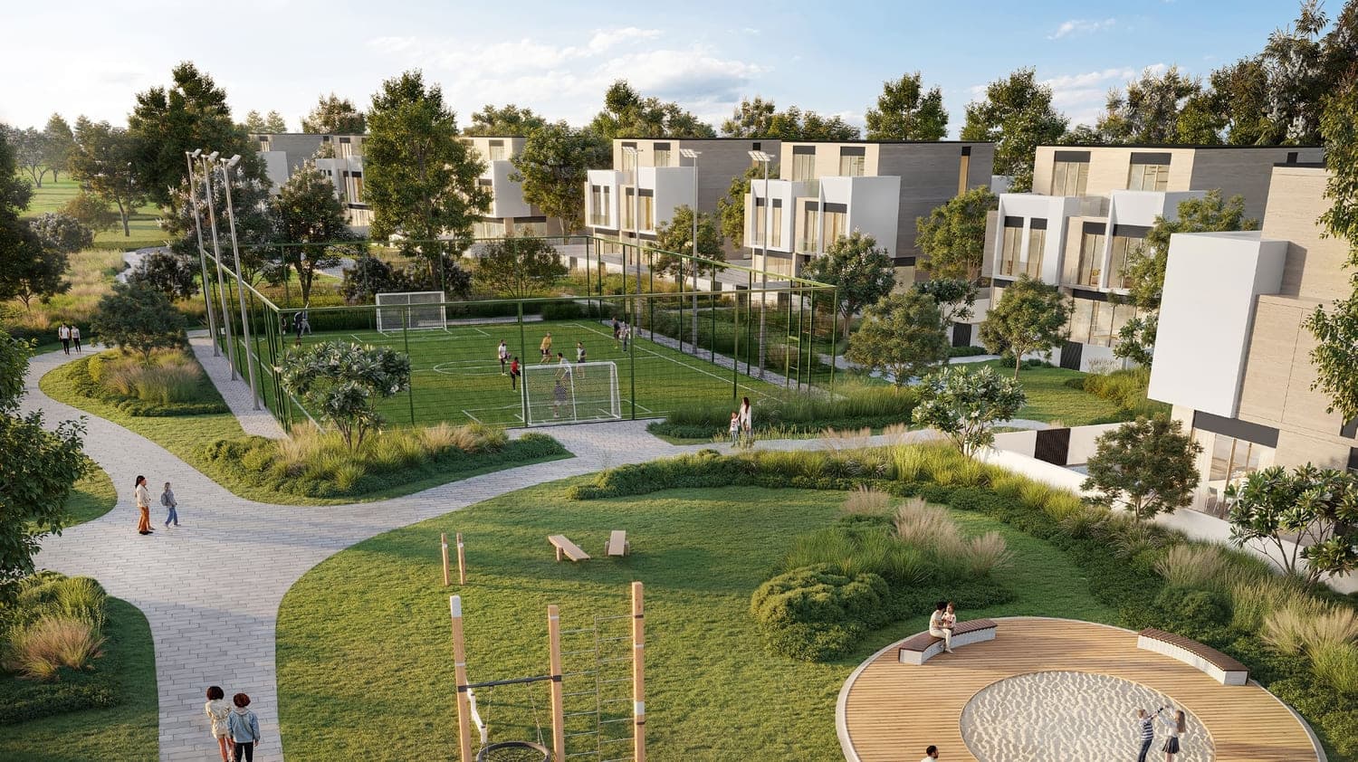 D Villas amenity Common Areas & Courts - Jumeirah Golf Estates, Dubai - by Dar Global