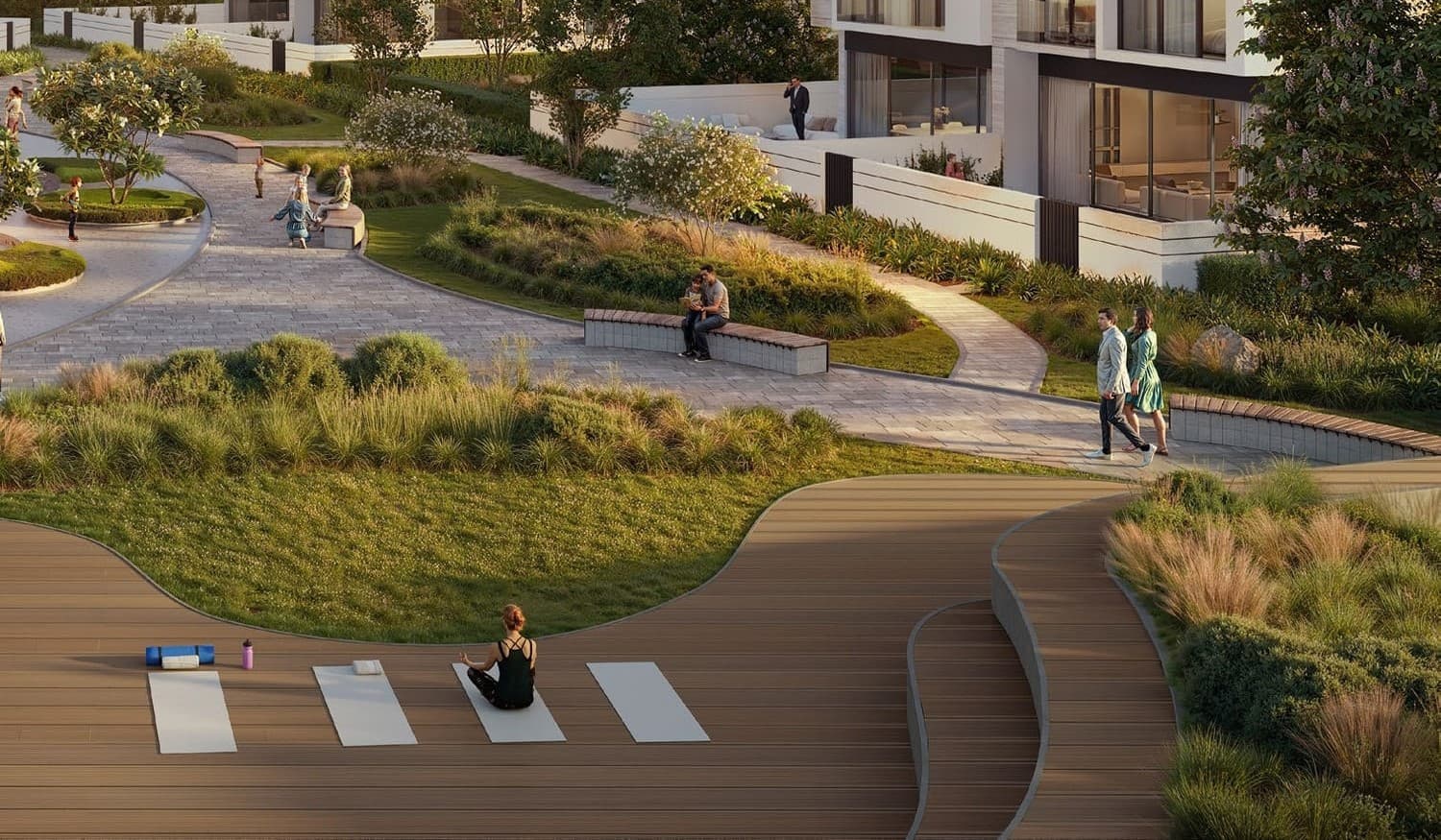 D Villas amenity Yoga Zone - Jumeirah Golf Estates, Dubai - by Dar Global