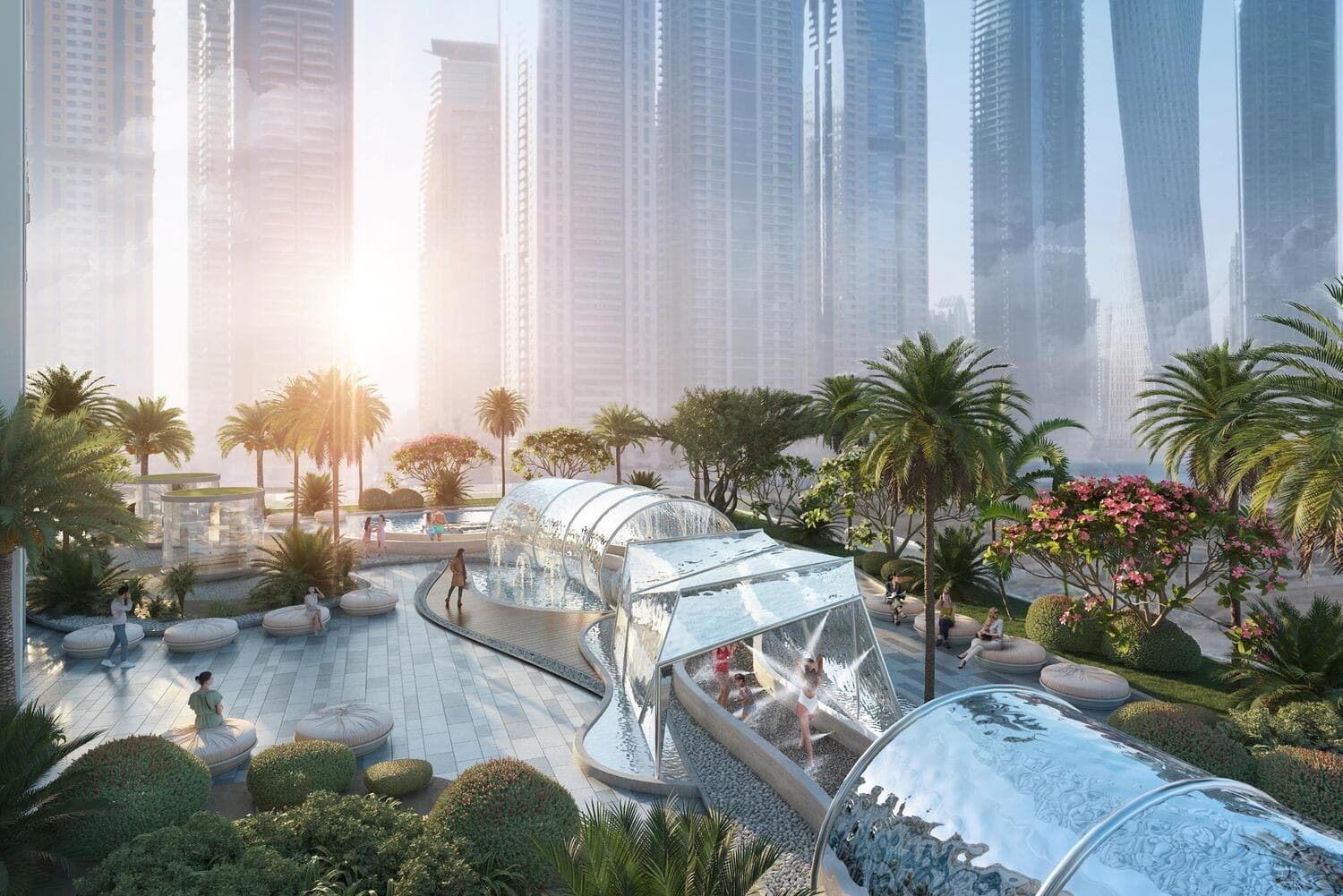 Damac Bay 2 amenity Hydrotherapy Walk Through Shower in Dubai Harbour, Dubai