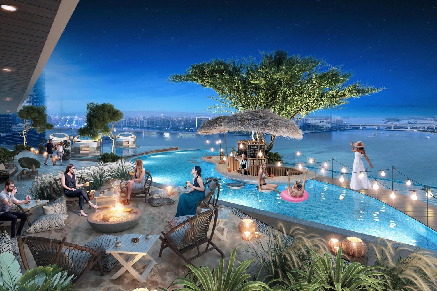 Damac Bay 2 amenity Jungle Bar in Dubai Harbour, Dubai