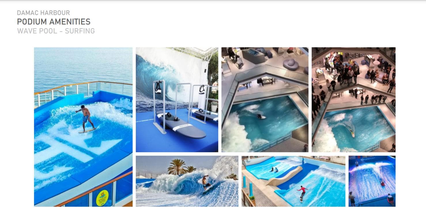 Damac Bay amenity Water Maze - Dubai Harbour, Dubai - by DAMAC