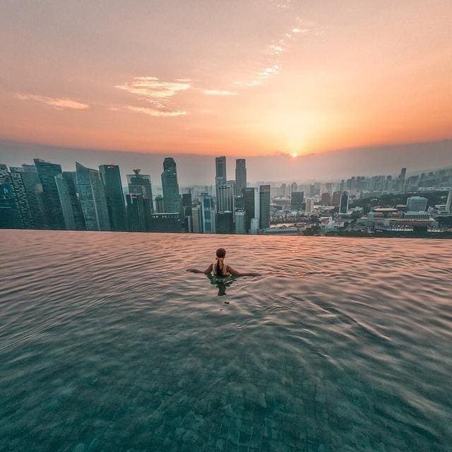Damac Bay amenity Infinity Pools - Dubai Harbour, Dubai - by DAMAC