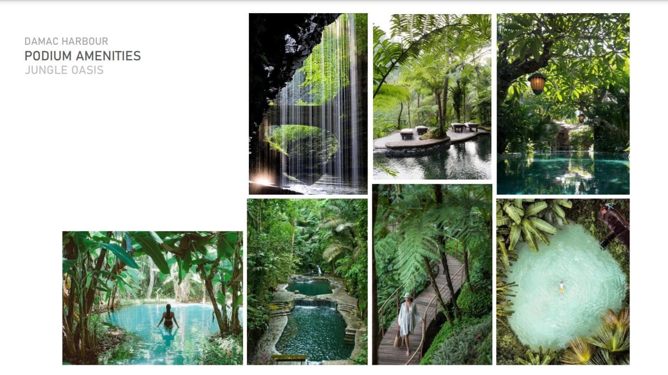 Damac Bay amenity Jungle Oasis - Dubai Harbour, Dubai - by DAMAC