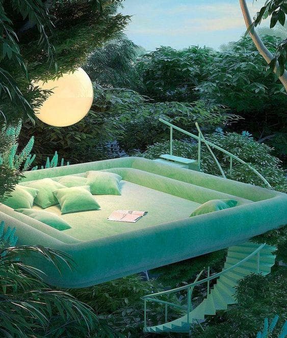 Damac Casa amenity Sky/Floating Beds - Dubai Media City, Dubai - by DAMAC