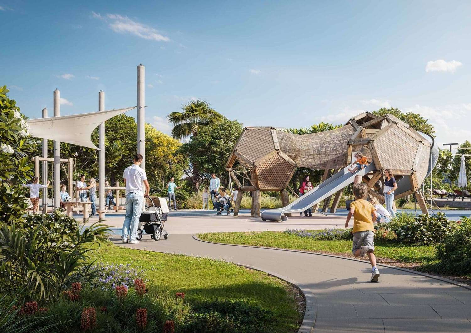 Damac District amenity Kids Playground - Damac Hills, Dubai - by DAMAC
