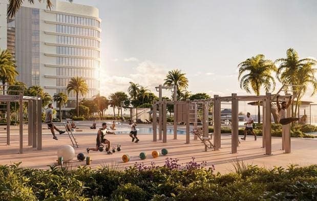 Damac District amenity Outdoor Calisthenics - Damac Hills, Dubai - by DAMAC