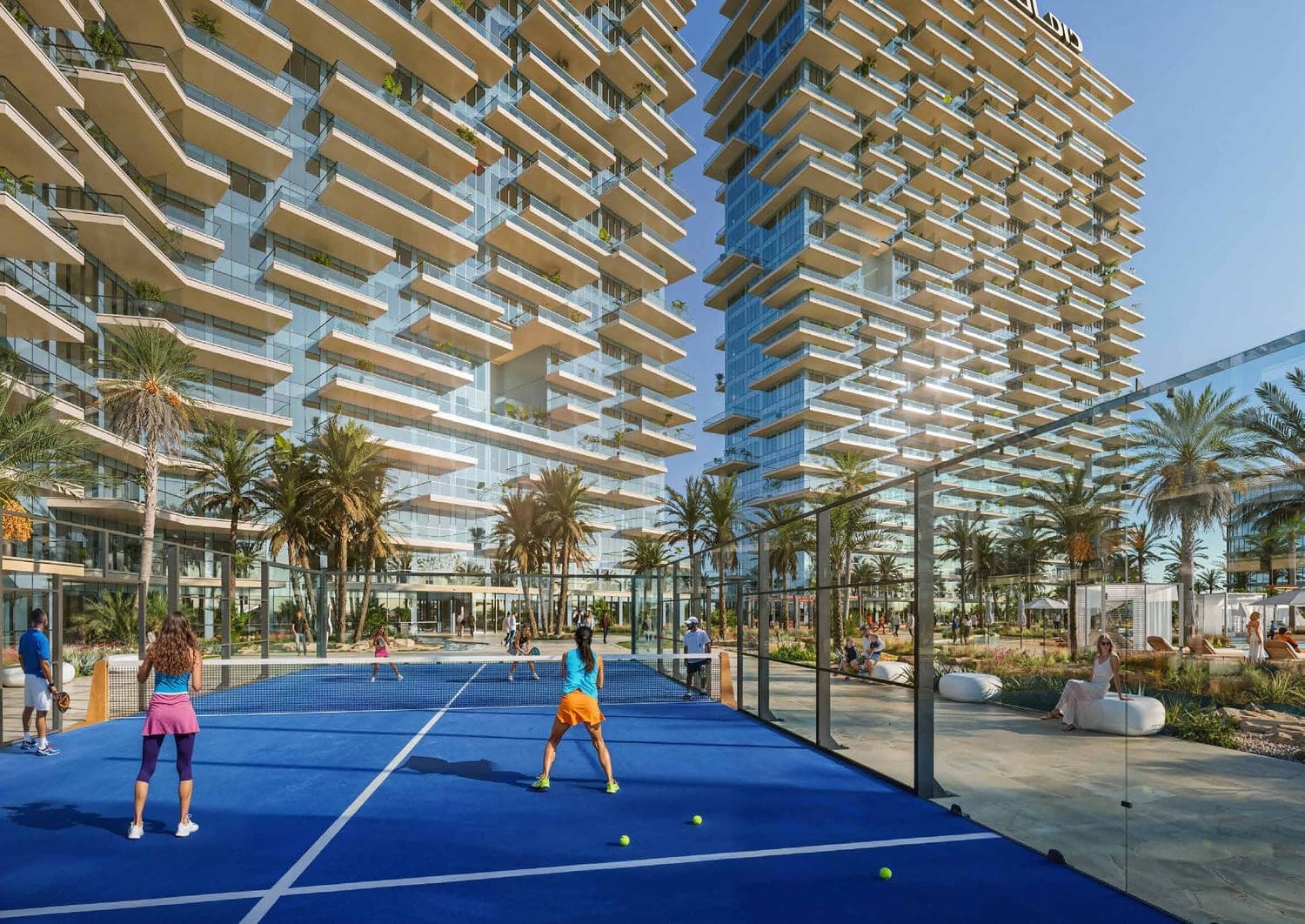 Damac District amenity Padel Courts - Damac Hills, Dubai - by DAMAC