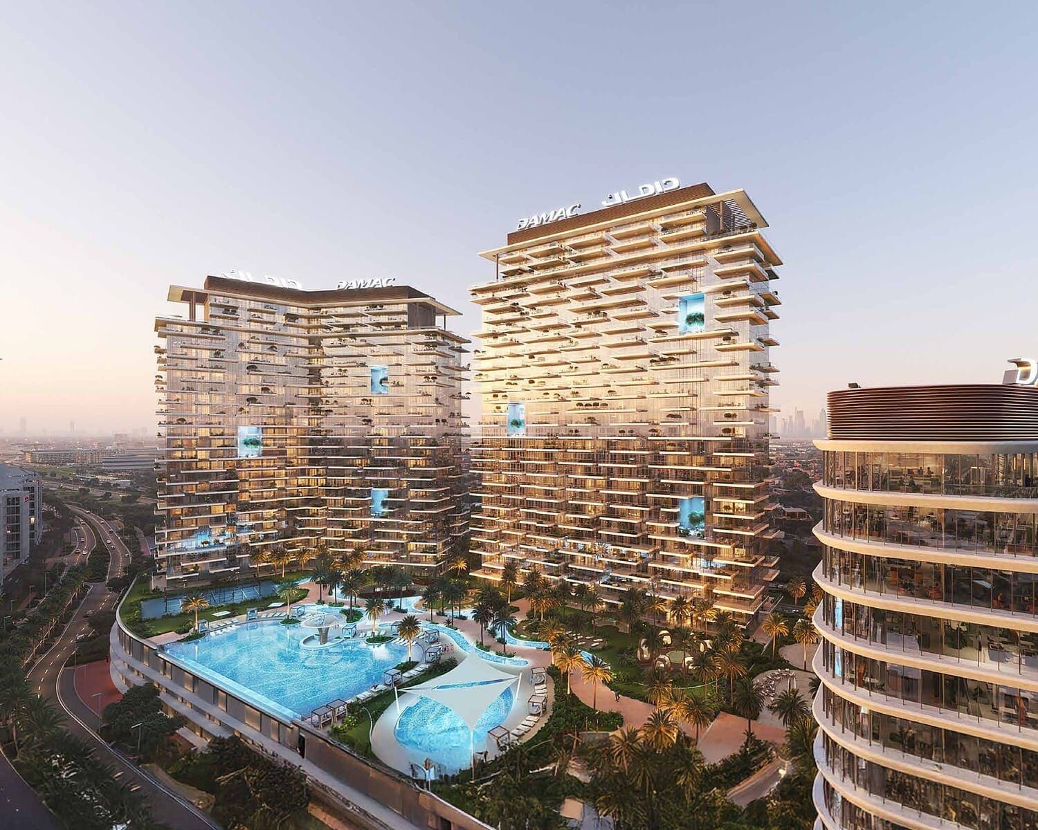 Damac District exterior view - Damac Hills, Dubai - by DAMAC