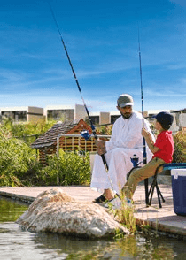 Damac Hills - Bellavista amenity Fishing Lake in Damac Hills, Dubai