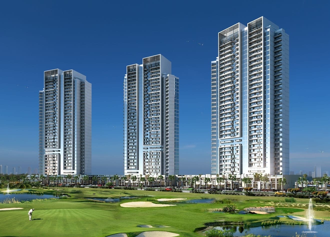 Damac Hills - Bellavista exterior view - Damac Hills, Dubai - by DAMAC
