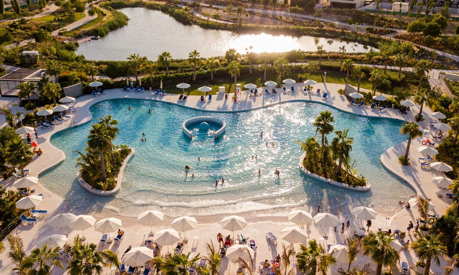 Damac Hills - Gems Estates amenity Malibu Bay - Wave Pool At Damac Hills in Damac Hills, Dubai