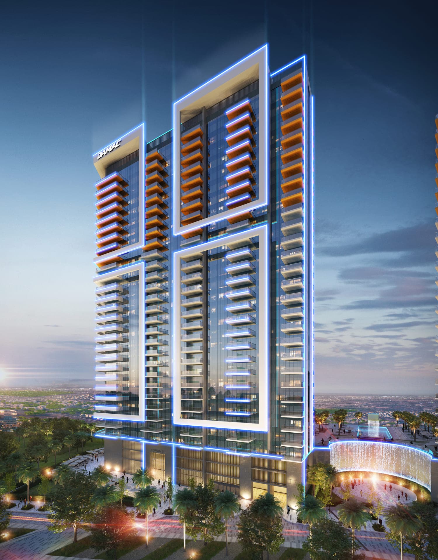 Damac Hills - Golf Gate 2 exterior view - Damac Hills, Dubai - by DAMAC